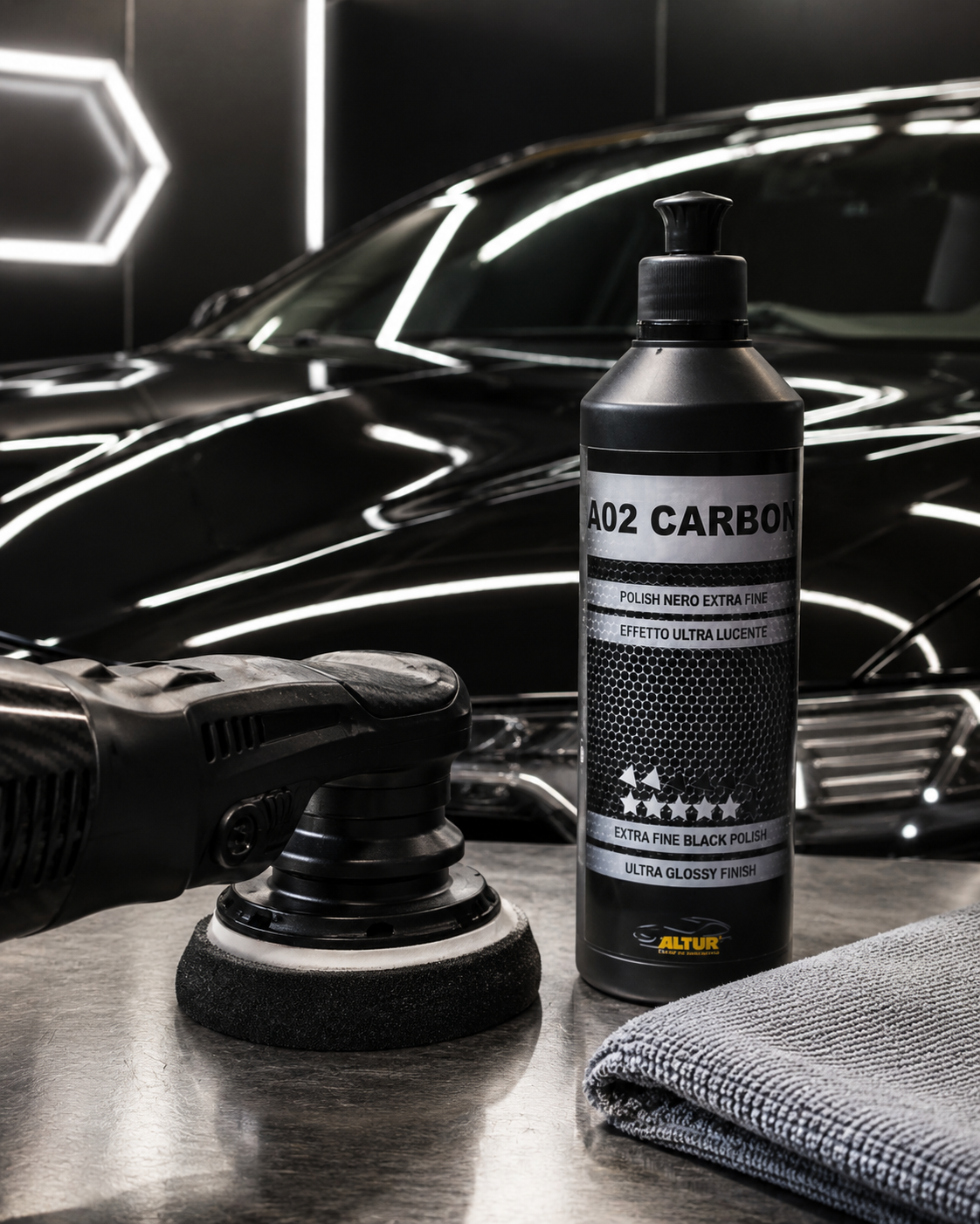 Altur A02 Carbon pasta za uklanjanje mikroogrebotina i tragova brušenja P3000